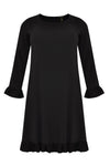 Dress ruffled COSI - black - #4