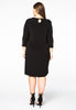 Dress buttoned frill DOLCE - black - #3