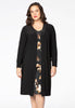 Cardigan slits DOLCE - black 