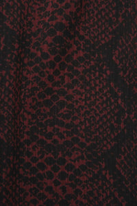 Tunic SNAKE v-neck - red - #5