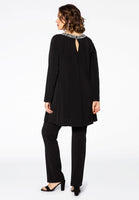 Tunic DOLCE studs wide bottom - black  - #3