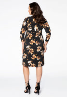 Dress wrap over ROSE - black  - #3