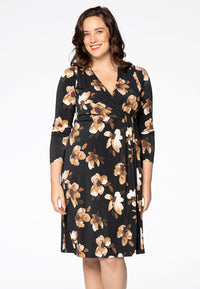 Dress wrap over ROSE - black - #1