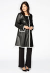Jacket bindings leather - black