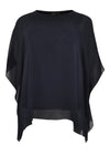 Tunic square VOILE - blue - #4