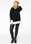Pullover two-tone - black - #2
