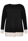 Pullover two-tone - black - #4