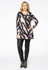 Tunic flare knit NICE - pink - #2