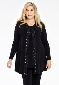 Cardigan strass DOLCE - black - #1