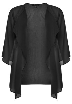 Blouse-jacket VOILE - black  - #4