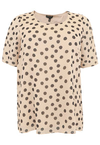 Tunic A-line POLKA - ecru - #4