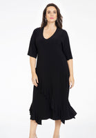 Dress ruffled DOLCE - black - #1