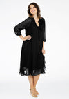 Dress ruffled VOILE - black - #2