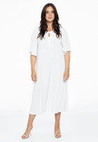 Dress frilled sleeves DOLCE - white  - #2