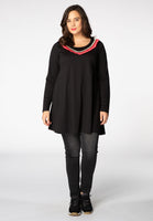 Tunic wide bottom tape - black  - #2