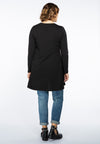 Tunic wide bottom bow tiger - black - #3