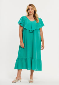 Robe Swing à volants SOFT COTTON - #1