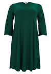 Dress V-neck DOLCE - dark green - #5