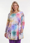 Tunique large en bas bloom with love - multi