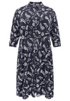 Blouse midi TULIP/HEART - blue - #4