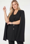 Blazer cape sleeve ECO VERO - black 