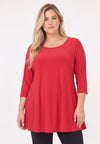 Tunique wide bottom uni dolce - rose