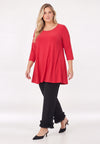 Tunique wide bottom uni dolce - rose