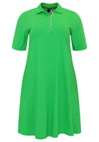 Polo dress - green - #4