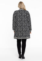 Cardi Jacket wide bottom GIRAFFE - black  - #3