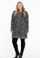 Cardi Jacket wide bottom GIRAFFE - black  - #2