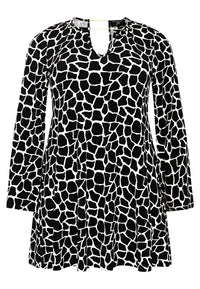 Tunic wide bottom chain GIRAFFE - black - #4