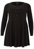 Tunic wide bottom strass DOLCE - black  - #4