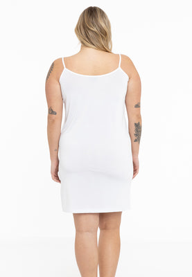 Slip dress spaghetti straps - white  - #2