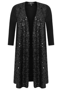 Cardigan SEQUINS - black - #4