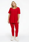 Tunic flare buttoned DOLCE - red - #2