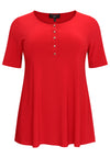 Tunic flare buttoned DOLCE - red - #4
