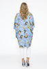 Tunic wide BLOOMING - light blue - #3