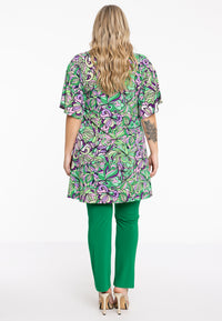 Tunic triangle neck TIFFANY - green - #3