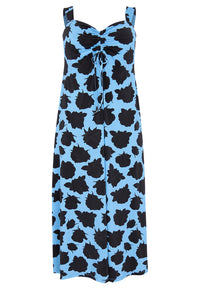 Dress puckering ROSA NERA - light blue - #4