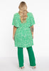 Tunic wide bottom GREEN LEO - green  - #3