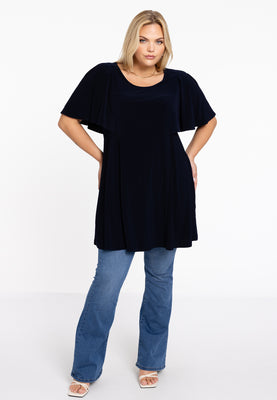 Tunic wide bottom butterfly DOLCE - blue - #2