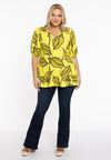 Tunique v-neck laure - jaune