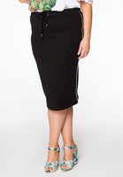 Skirt tube sweat - black  - #1