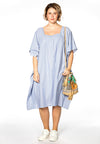 Tunic-blouse square STRIPE - blue