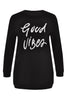 Sweater Good Vibes - black  - #4