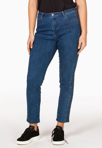 Jeans side stroke - indigo - #1