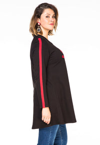 Tunic wide bottom BONJOUR - black - #1