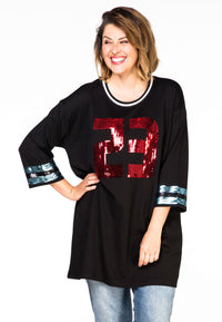 Shirt 23 INTERLOCK - black - #1