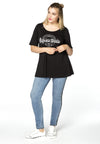 Tunic flare LOVE ME TENDER - black 