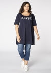 Tunic wide bottom RISE & SHINE - blue